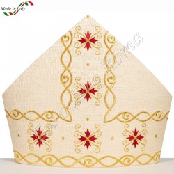 Embroidered mitre
